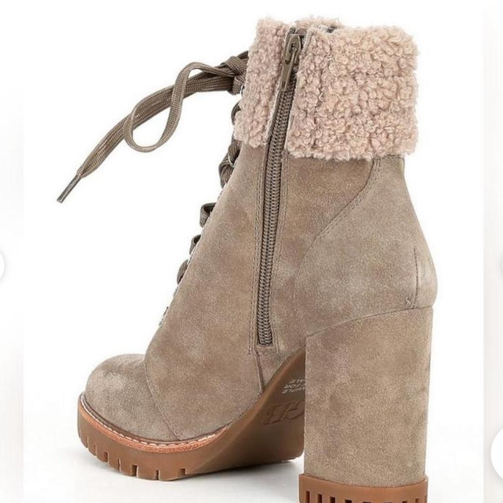 Gianni Bini Suede High Heel Booties Size 6.5 - Picture 3 of 3